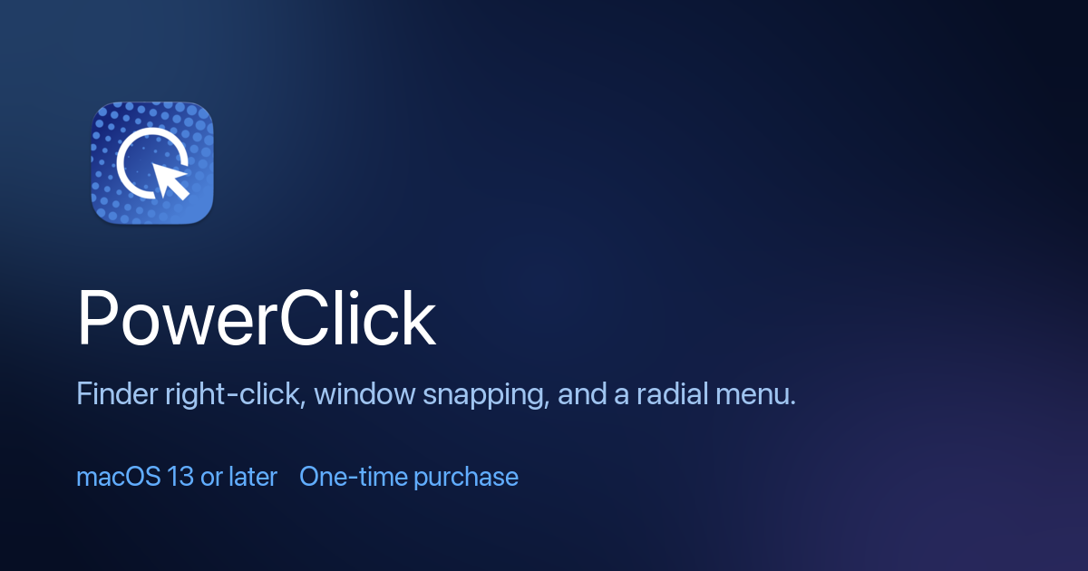 A faster, more practical way to use Finder + it's missing features since decades logo